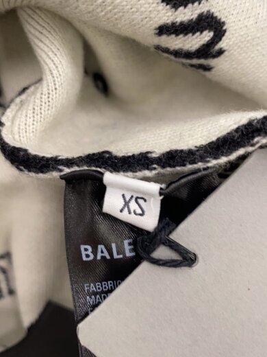 商品画像：logomania all over knitニット・セーター(厚手)/XS/ウール/BLK/総柄/72485 4