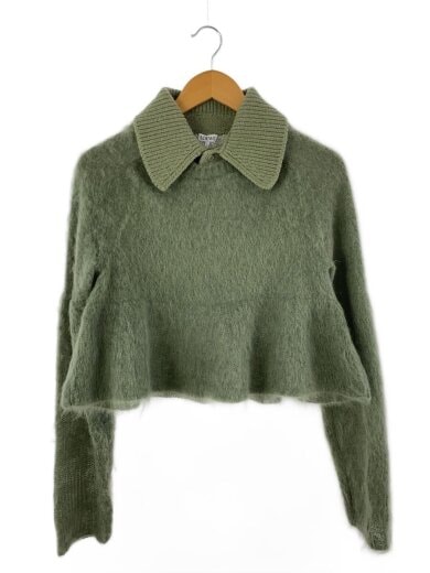 商品画像：襟つきニット/XS/モヘア/GRN/S540Y14KFD 1