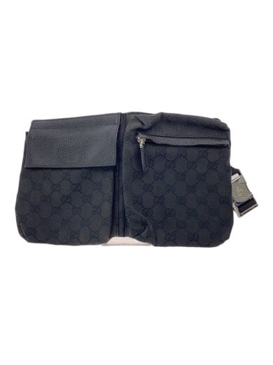 商品画像：ウエストバッグ/GGキャンバス/28566/BLK/黒/総柄/ロゴ// 1