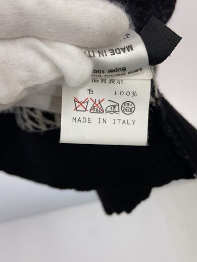 商品画像：スカルニットカーディガン/M/ウール/BLK/黒/総柄 5