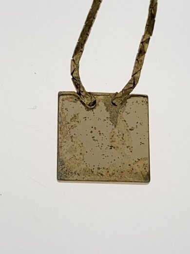 商品画像：Diorロゴ/プレート/ネックレス/GLD/トップ有/レディース 5