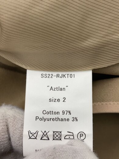 商品画像：22SS/ジャケット/アウター/2/コットン/BEG/SS22-RJKT01 4