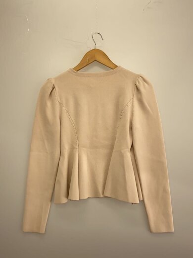 商品画像：ペプラムニットカーディガン/カーディガン(薄手)/--/--/BEG/CWNT191068 2