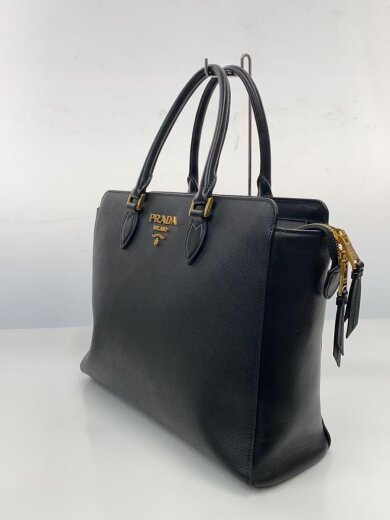 商品画像：トートバッグ/レザー/BLK/黒/2WAY/1BA229 2