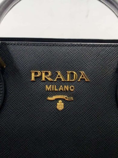 商品画像：トートバッグ/レザー/BLK/黒/2WAY/1BA229 5