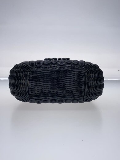 商品画像：ウィッカー/ホーボーバッグ/ショルダー/2WAY/かご/5BC125/BLK/黒/ロゴ 4