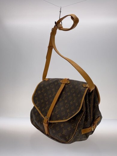 商品画像：1)ソミュール35_モノグラム・キャンバス/PVC/BRW 2