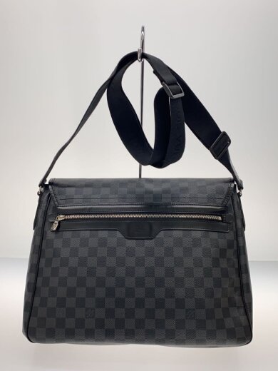 商品画像：ダニエルMM_ダミエ・グラフィット/ショルダーバッグ/フラップトップ/ロゴ/PVC/BLK/チェック 3