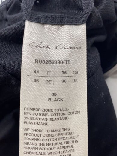 商品画像：22AW/DRAWSTRING LONG PANTS/ボトム/44/コットン/BLK/RU02B2380-TE 5