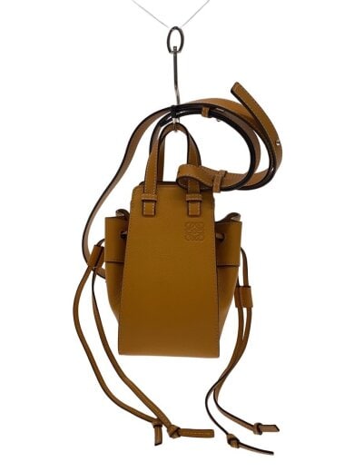 商品画像：ハンモックドローストリング/ハンドバッグ/ショルダー/2WAY/アナグラム/レザー/YLW/ロゴ 1