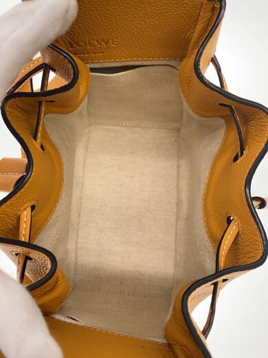 商品画像：ハンモックドローストリング/ハンドバッグ/ショルダー/2WAY/アナグラム/レザー/YLW/ロゴ 6