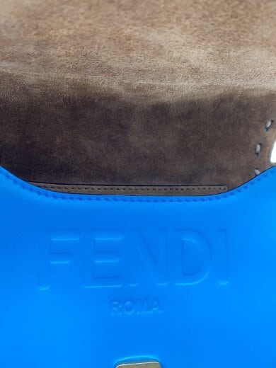 商品画像：ムーンライト/ショルダーバッグ/8BT346 AFL5/レザー/BLU/FF/ロゴ 5