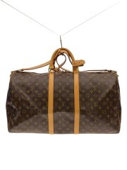 キーポル・バンドリエール55_モノグラム・キャンバス/PVC/BRW