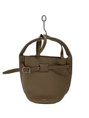 ビッグバッグバケット/ハンドバッグ/レザー/BEG