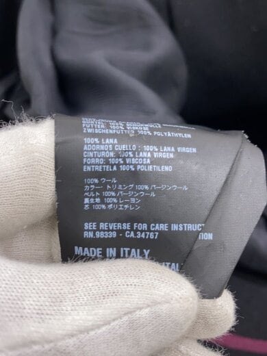 商品画像：コート/38/ウール/BLK 5