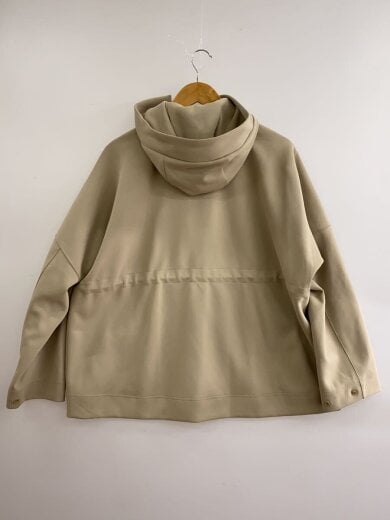 商品画像：ボンディングフーデッドジャケット/ジップパーカー/3/ポリエステル/BEG/PP01-JC532 2