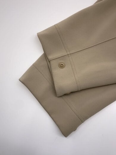 商品画像：ボンディングフーデッドジャケット/ジップパーカー/3/ポリエステル/BEG/PP01-JC532 4