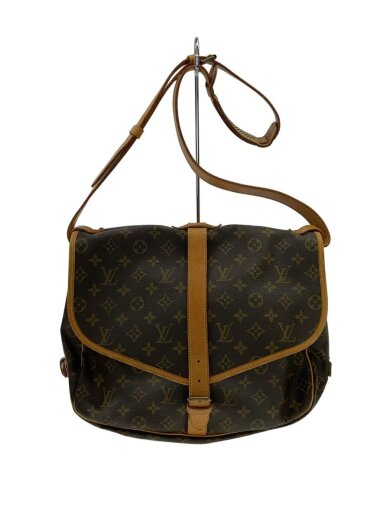 商品画像：ソミュール35_モノグラム・キャンバス/PVC/BRW 1