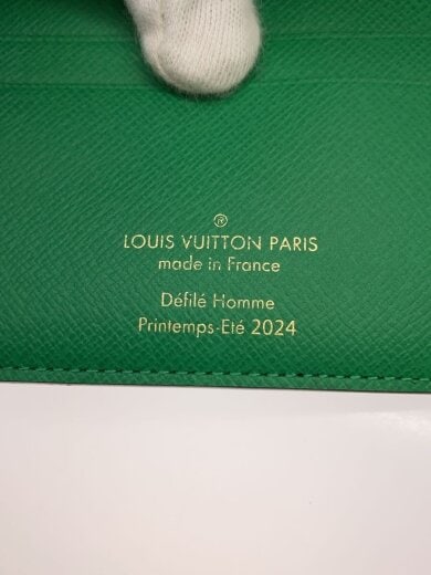 商品画像：24SS/ポルトフォイユ ミュルティプル/ダミエポップ/2つ折り財布/PVC/GRN 3