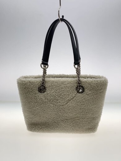 商品画像：Duty Free/ボア/チェーンハンドバッグ/759941/WHT/白/ロゴ 3