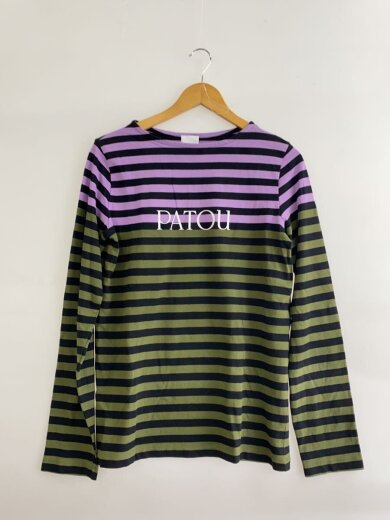 商品画像：長袖Tシャツ/XL/コットン/マルチカラー/ボーダー/22A-JE030-9990// 1