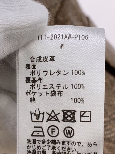 商品画像：21AW/パンツ/M/フェイクレザー/BRW/パイソンプリント/TTT-2021AW-PT06 5