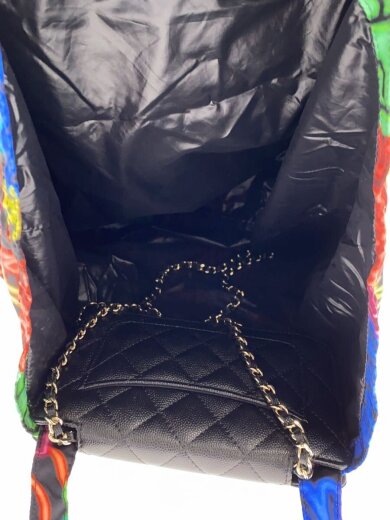 商品画像：21SS/キャビアスキン/ナイロン/2WAYショルダーバッグ/レザー/BLK/無地/AP2095// 6