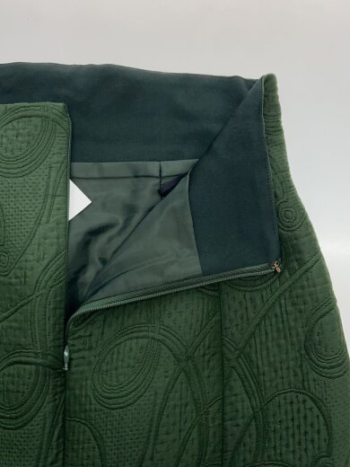 商品画像：Triple Layer Jacquard Skirt/スカート/1/ポリエステル/GRN/MM22FW-SK010// 3