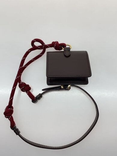 商品画像：バッグチャーム/キーホルダー/コインケース/ロゴ/レザー/BRW/レディース// 2