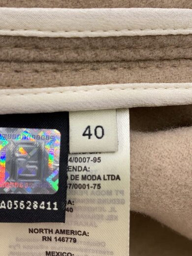 商品画像：18AW/ファー付きウールベスト/ベスト/40/ウール/BEG/FF8572// 4