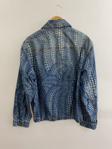 商品画像：23AW/×草間彌生/ドットデニムジャケット/パンプキン/44/コットン/BLU/ロゴ/LV 2