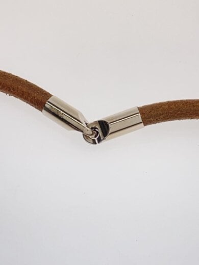 商品画像：ロングネックレス/チョーカー/シルバー金具/アクセサリー/レザー/CML/レディース/ロゴ// 2