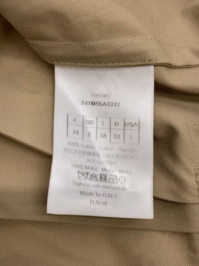 商品画像：CHRISTIAN DIOR 30MONTAIGNE/トレンチコート/34/コットン/BEG/841M55A3332// 5