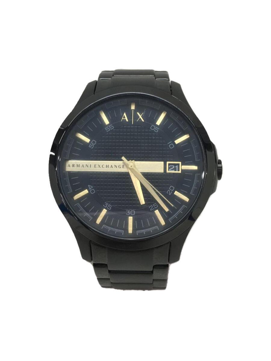 ARMANI EXCHANGE(アルマーニエクスチェンジ) / HAMPTOMN/AX2413/クォーツ腕時計/アナログ/ステンレス/BLK ...