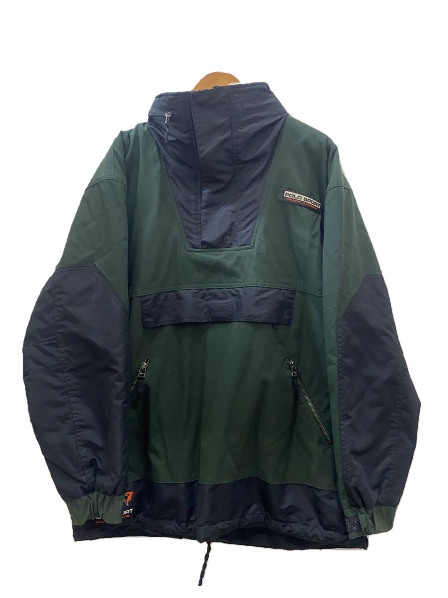POLO SPORT / 90s/RL-67/アノラック/ナイロンジャケット/L/ナイロン/GRN//
