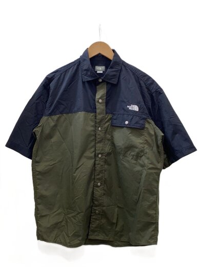 商品画像：S/S Nuptse Shirt/半袖シャツ/L/ナイロン/KHK/NR22331 1