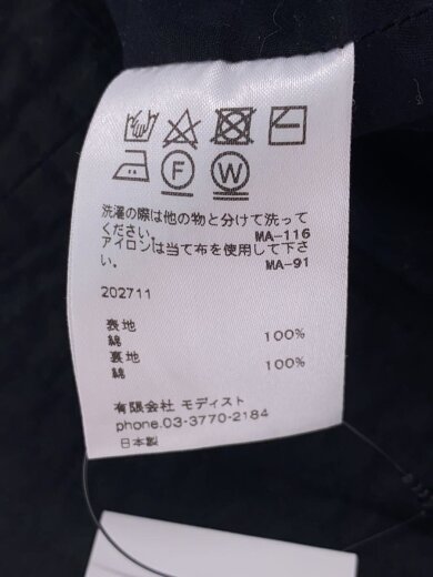 商品画像：バケットハット/--/コットン/BLK/メンズ/202711 6