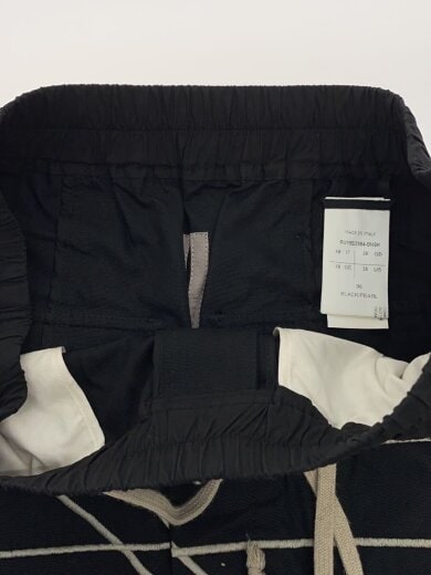 画像：Rick OwensEmbroidered Drop Crotch Shorts/ショートパンツ/48/コットン/BLK3