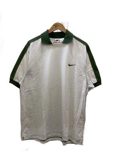 商品画像：90s/アンドレ・アガシ/半袖シャツ/L/コットン/WHT/S6-08-12-NAY 1