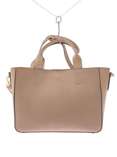 商品画像：2WAY/ショルダーバッグ/レザー/BEG 1