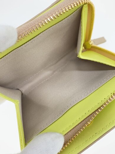 商品画像：2つ折り財布/レザー/BEG/レディース 5