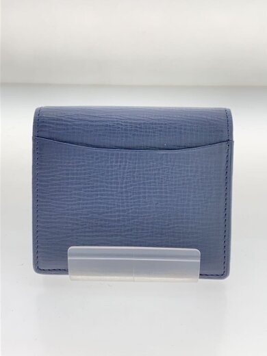 商品画像：2つ折り財布/レザー/NVY/メンズ 2