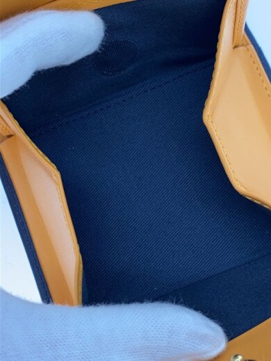 商品画像：2つ折り財布/レザー/NVY/メンズ 5