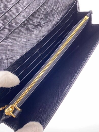 商品画像：長財布/レザー/BLK/無地/レディース/1MH132-QHH 6