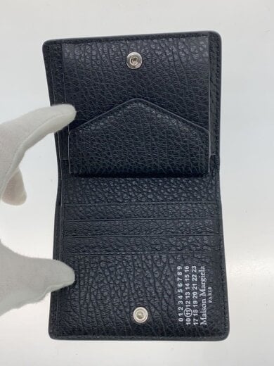 商品画像：2つ折り財布/レザー/BLK/無地/メンズ/S56UI0140 P4455 4