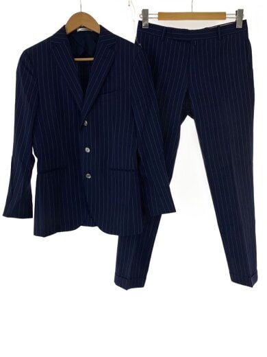 商品画像：セットアップ/44/ウール/BLU/ストライプ/S32V2V 1