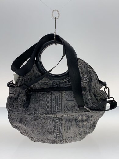 商品画像：えん/2WAY/ハンドバッグ/PVC/GRY/総柄 3