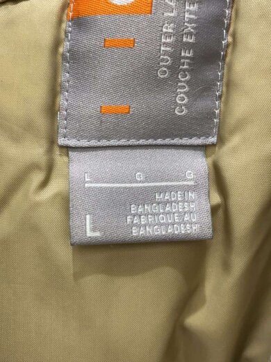 商品画像：フェイクスウェード/ダウンジャケット/L/ポリエステル/BEG/H6YNG 4