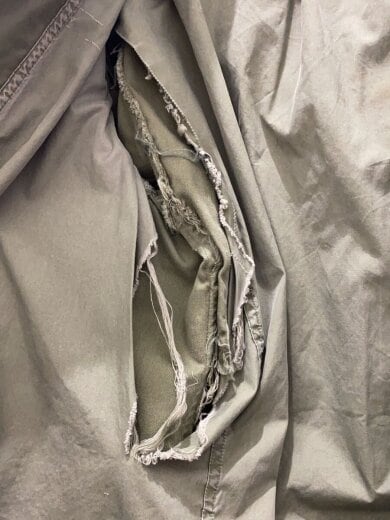 商品画像：M-65/2nd/無印アルミジップ//--/コットン/KHK/無地 4