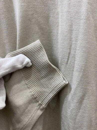 商品画像：GHOST PIECES/ニット・セーター(薄手)/L/ウール/BEG/無地/8115566FC V0090 5